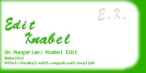 edit knabel business card
